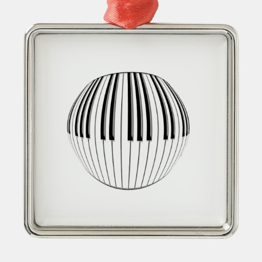 piano ball square metal christmas ornament zazzle piano ball square metal christmas ornament zazzle