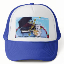 Piano Bears Character Hat for Piano Kids by tallypiano Piano Bears Character Hat for Piano Kids