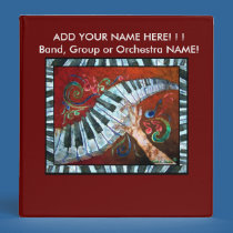 Piano Binder- Customizable TEXT binders