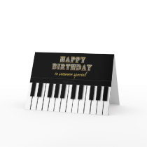 PIANO BIRTHDAY - SOMEONE SPECIAL GREETING CARD