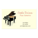 Piano Business Card