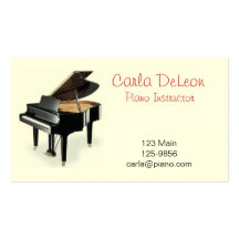Piano Business Card