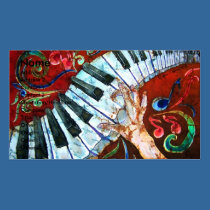 Piano Business Card Template 1 business cards