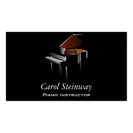 Piano Business Card Templates