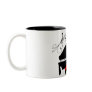 Piano cat mug