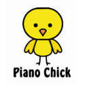 Piano Chick t-shirts