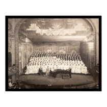 Piano Choir Milwaukee Photo 1906 posters by lc_panoramicphotos Piano Choir Milwaukee Photo 1906 posters