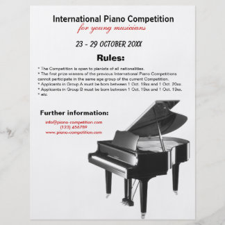 flyer piano competition