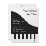 Piano Concert Invitation