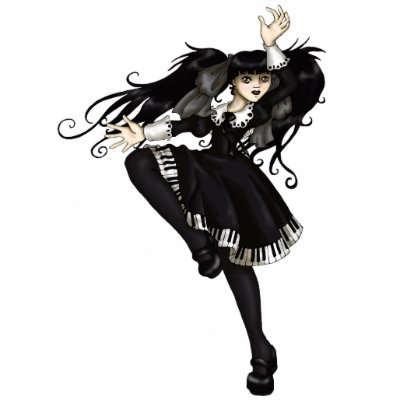 Piano Dance Acrylic Cut Outs by thedustyphoenix