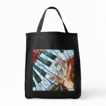 PIANO GROCERY BAG by oceandudes PIANO GROCERY BAG
