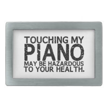 Piano Hazard Belt Buckle