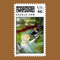 Piano Key Butterfly stamps