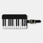 Piano Key luggage tags