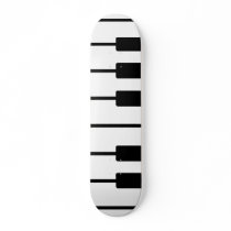 Piano key skateboard