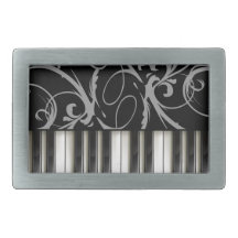 Piano Keyboard Belt Buckle