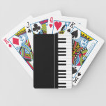 Piano keyboard bicycle playing cards