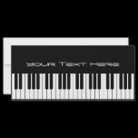 Piano Keyboard Business Rack Card
