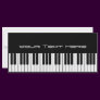 Piano Keyboard Business Rack Card