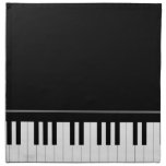Piano keyboard cloth napkin