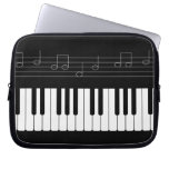 Piano keyboard computer sleeves