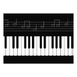 Piano keyboard custom announcements
