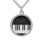 Piano keyboard custom necklace