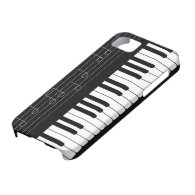 Piano keyboard iPhone 5 cover