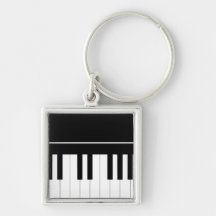 Piano keyboard key chains