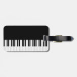 Piano Keyboard Keys Bag Tag