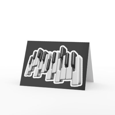 piano keyboard keys design cards Zazzle_card piano keyboard keys design cards Zazzle_card