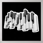 piano keyboard keys design poster piano keyboard keys design poster