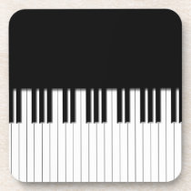 Piano Keyboard Keys Drink Coaster