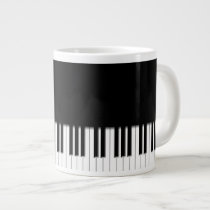 Piano Keyboard Keys Jumbo Mug