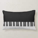 Piano Keyboard Keys Throw Pillows