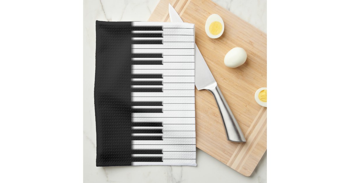 Piano Keyboard Keys Towel Zazzle