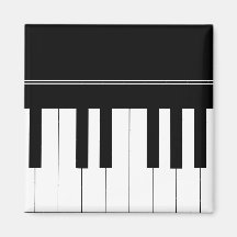 Piano keyboard magnet