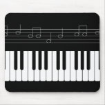 Piano keyboard mouse pads