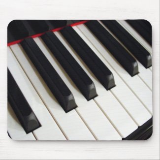 Piano Keyboard Mouse Pad
