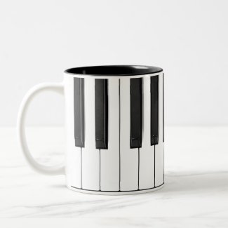 Piano Keyboard Mug