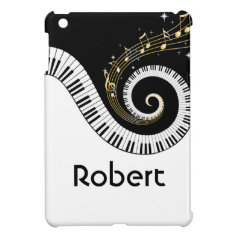 Piano Keyboard Musical Notes iPad Mini Case