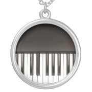 Piano Keyboard necklace necklace