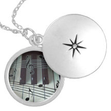 Piano Keyboard Personalized Necklace