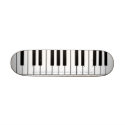 piano keyboard skate board skateboards