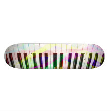 Piano Keyboard Skate Deck