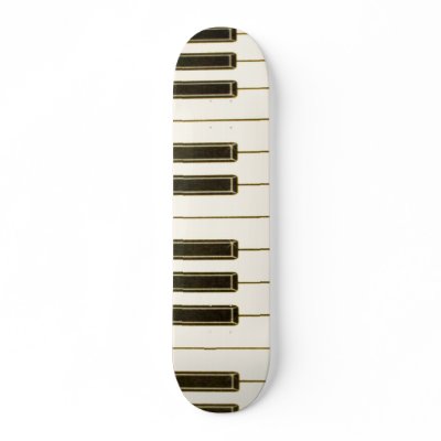 PIANO KEYBOARD SKATEBOARD by OurSouthernCharm