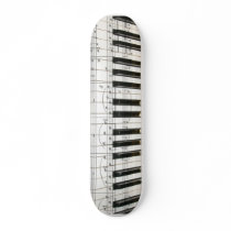 Piano Keyboard Skate Board