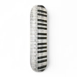 Piano Keyboard Skate Board