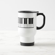 Piano Keyboard Travel Mug