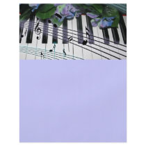 Piano Keys and Flowers Flyer